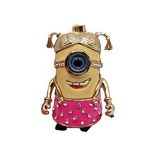 Bestsy Johnson Minion Despicable Me Pink Girl Minion Pendant