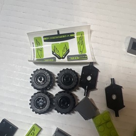 LEGO Racers: Lime Racer, 8192, Canister , Car Racing Truck see description 