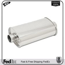 Vibrant Performance Streetpower Oval Muffler 3 Inletoutlet Center-center
