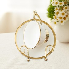Tea Saucer Display Stand Tea Cup Saucer Rack for Coffee Mug