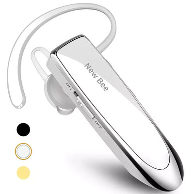 New bee Bluetooth Earpiece V5.0 Wireless Handsfree Headset 24 Hrs
