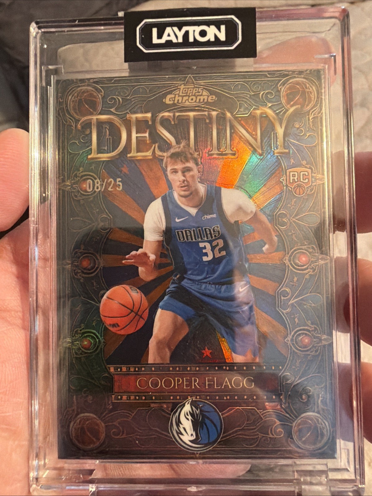 2025-26 Topps Chrome - Destiny Cooper Flagg #D-1 Orange Refractor /25 (RC)