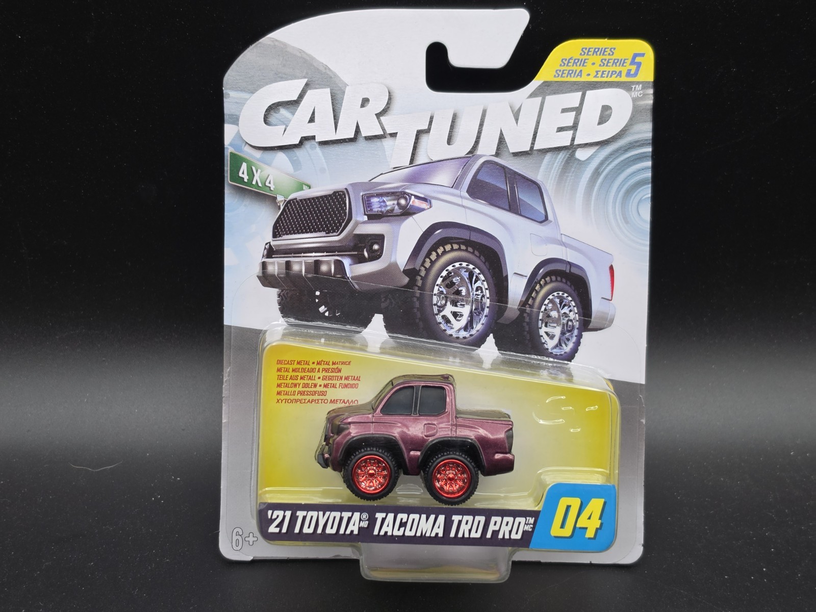 MGA Entertainment Custom Car Tuned 21 Toyota Tacoma TRD Pro Silver #04 Series 5