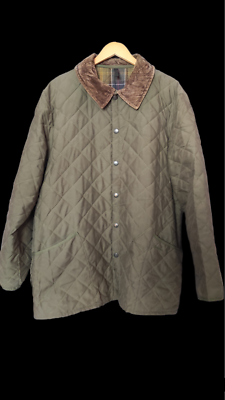 Barbour Men's Olive Green Hunting Quilted Classic Eskdale Light