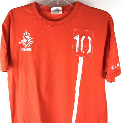 Camiseta Nike Naranja Nederland Van Nistelrooy Camiseta S KNVB Mantendrá el fútbol - Imagen 5 de 7