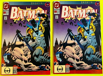 BATMAN #500   TWO COPIES    LAST KNIGHTFALL (BANE)