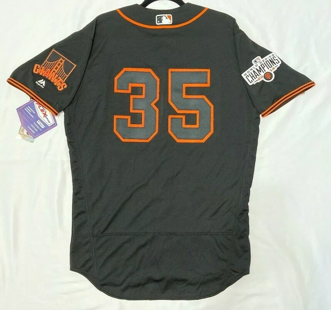 AUTHENTIC MAJESTIC BRANDON CRAWFORD 60 4XL SAN FRANCISCO GIANTS FLEX BASE  Jersey