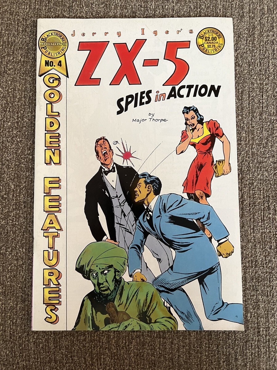 Blackthorne Comics - ZX-5 Spies In Action Golden Features #4