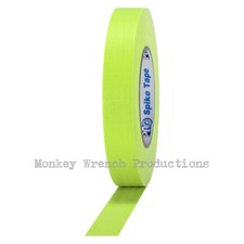 Pro Gaff Fluorescent Yellow Gaffers Tape 1" x 50 yd Roll