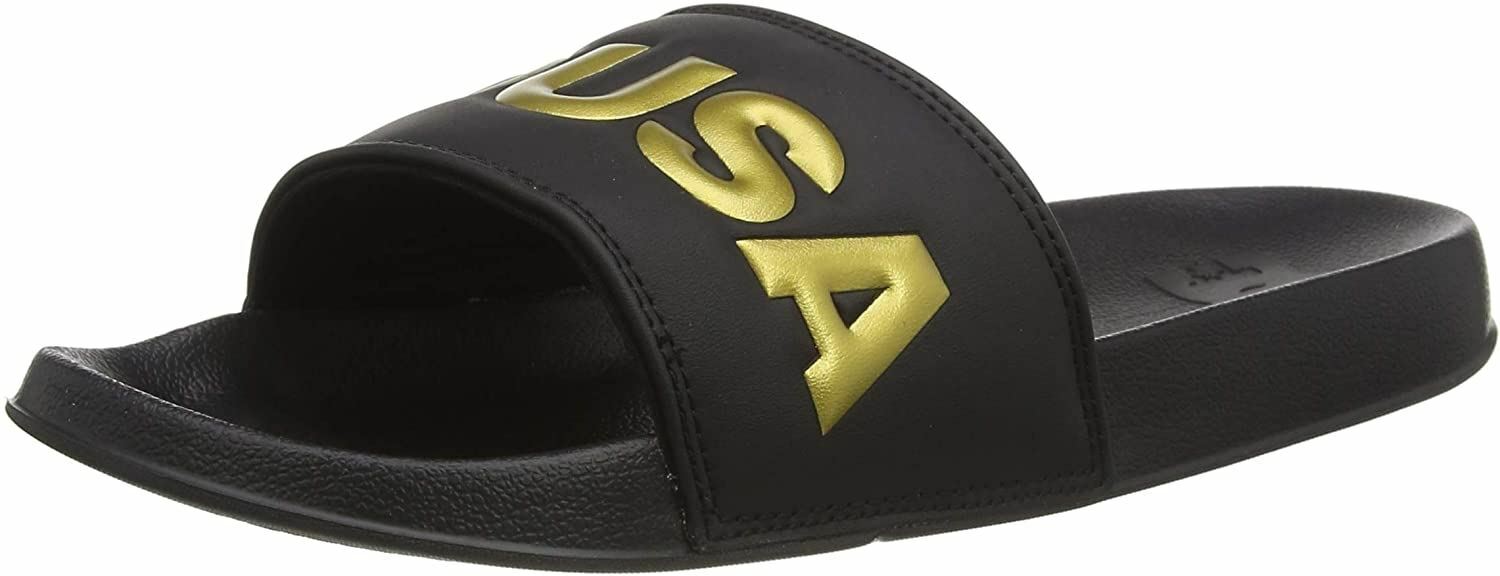 PANTOFOLA D’ORO Infradito ciabatte donna DC Slide SE nero oro