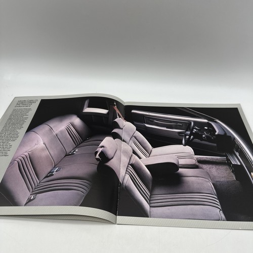 1984 Chevrolet Monte Carlo Dealership Sales Catalog VINTAGE MINT CATALOG - Picture 4 of 8