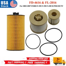 For 03-07 6.0l Fd4616-fl2016 Powerstroke Diesel Oil Fuel Filter Kit Fd4617