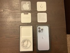 iPhone 13 Pro Sierra Blue 128 GB - Empty Box ONLY w/USB-C To Lightning Cable