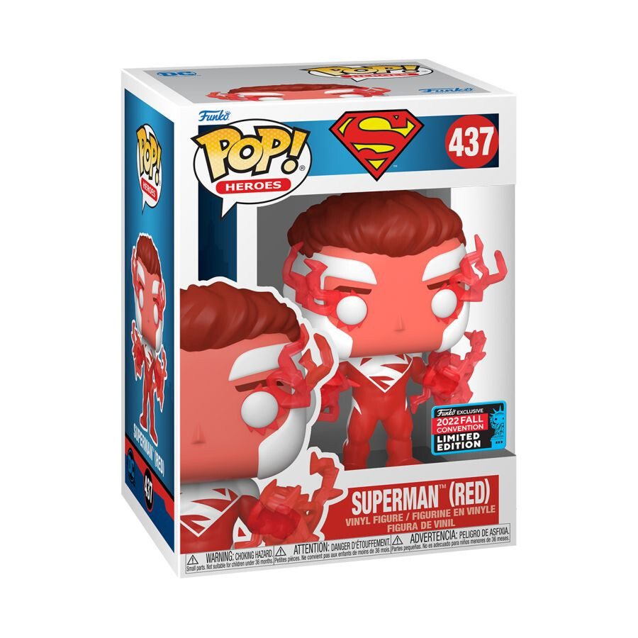Dc Comics - Superman Red Nycc 2022 Us Exclusive Pop! Vinyl [Rs]-Funko-Fun65206