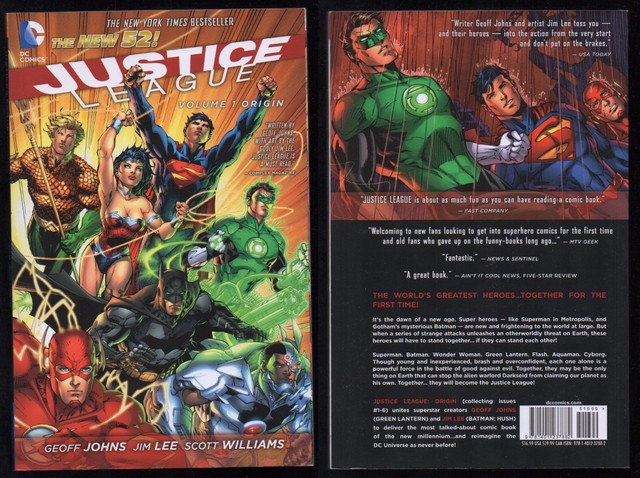 JUSTICE LEAGUE VOL 1 BY GEOFF JOHNS 2013 PAPERBACK TPB BATMAN SUPERMAN DC NEW 52 | eBay