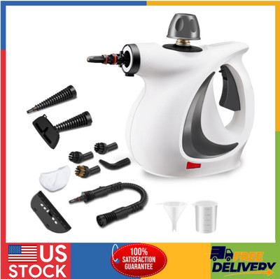 Handheld Steam Cleaner, Portable Steamer with Large Capacity,11-Piece Accessory