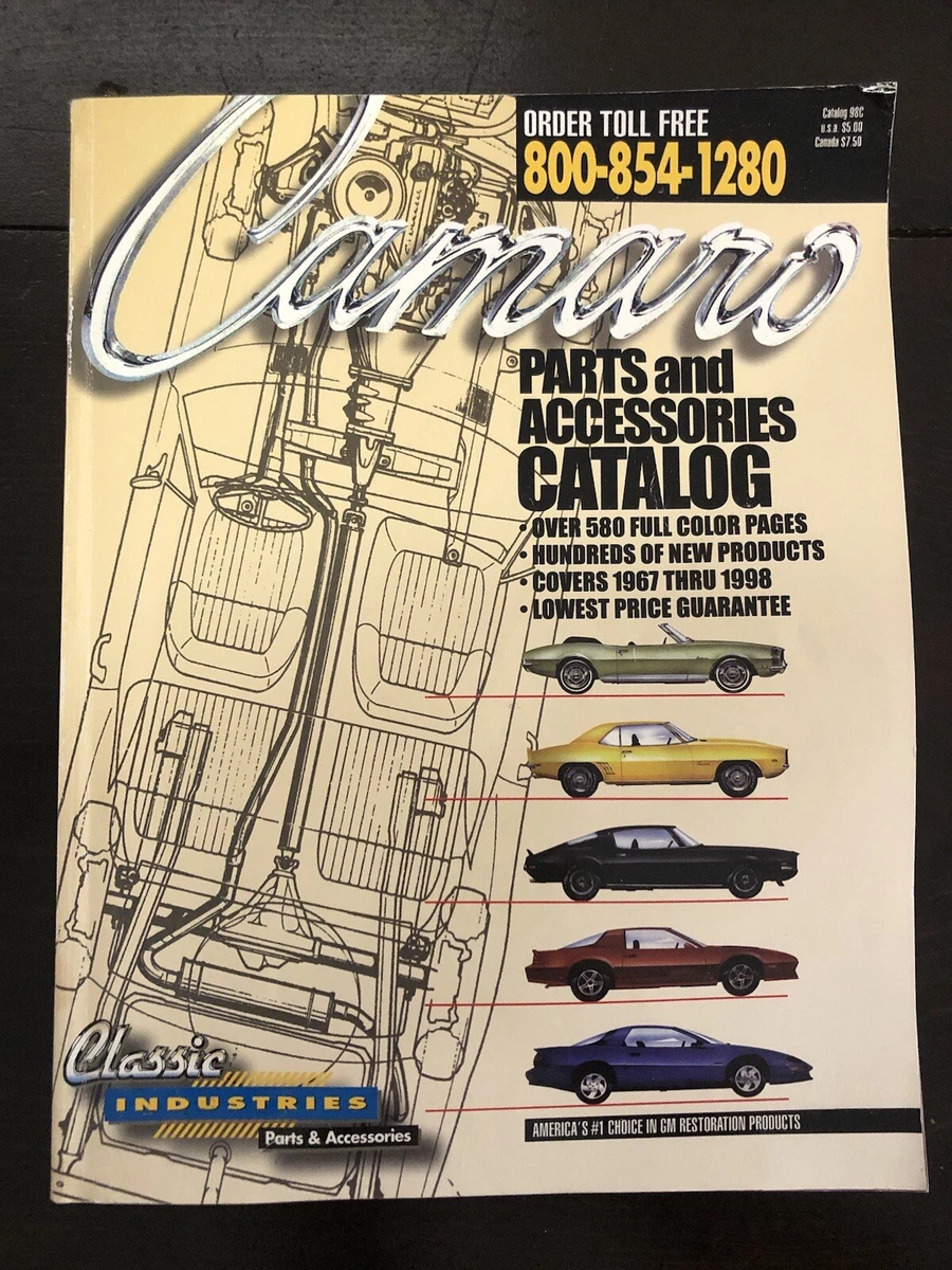 Classic industries camaro catalog deals