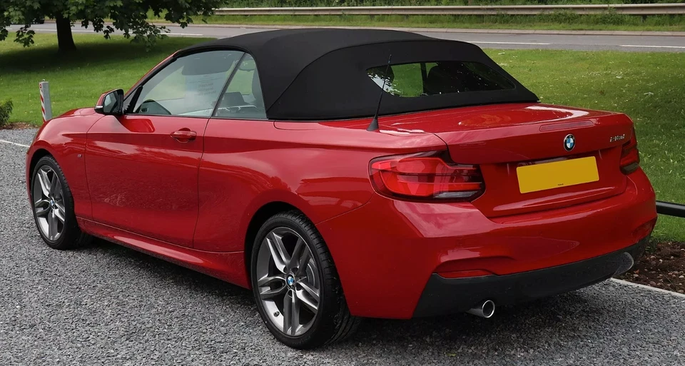 Mastro de antena de aço inoxidável preto 9" rádio AM/FM para BMW Série 2 CABRIO 2015-2021 - Imagem 4 de 4