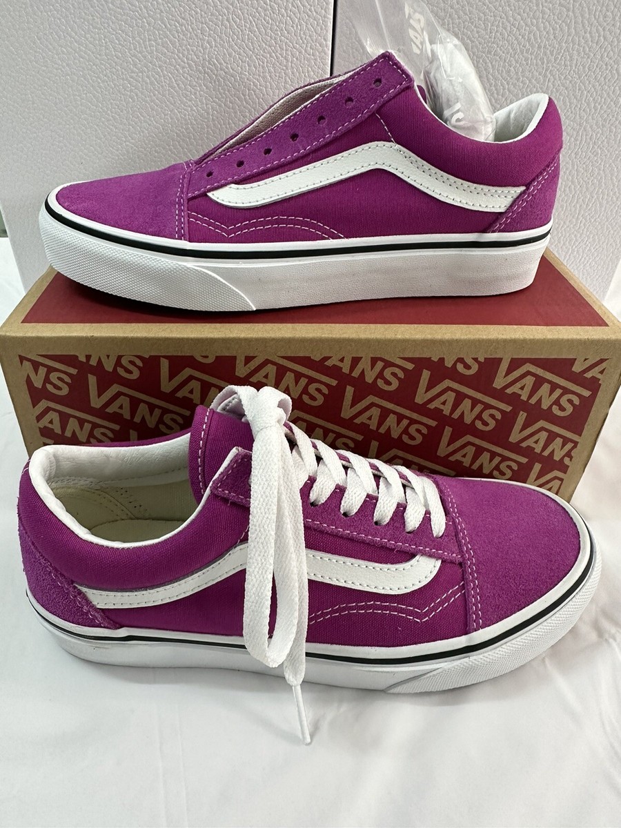 New VANS Old Skool Suede Shoes Fuchsia Red (Pink) VN0A5KRF8ZV