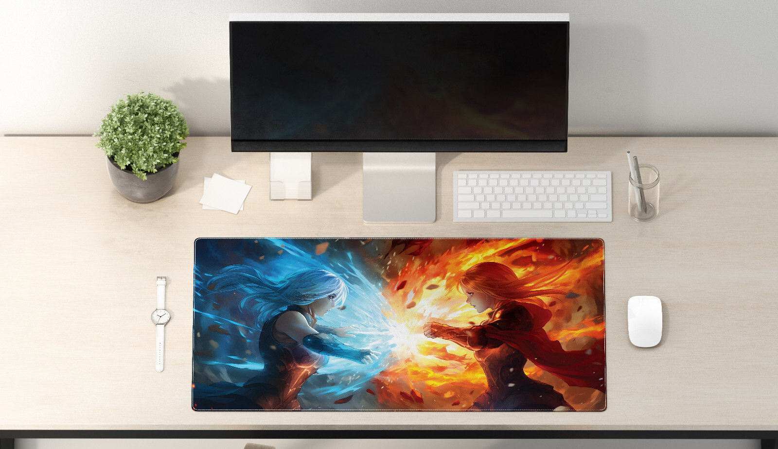 Anime Gaming Mouse Pad Desk Mat - Extra Large Gamer Gift for PC Setup  -image