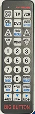HY-TEK BIG BUTTON UNIVERSAL REMOTE-CONTROL BW-1220-US TESTED WORKS [HR9]