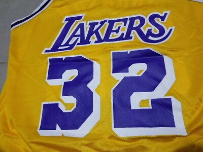 NBAユニフォーム LA Lakers Magic Johnson ジョンソン VINTAGE LOS ANGELES LAKERS MAGIC JOHNSON JERSEY NO TAG S/M