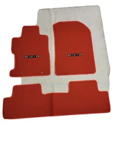 For 06-11 Honda Civic 2 4Dr Floor Mat Carpets Red Nylon W/Emblem