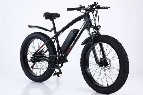 BICI ELETTRICA MOTORE 500W 48V 10AH BATTERIA pneumatico/camera d'aria 26*4  Fat TIRE Mountain | eBay