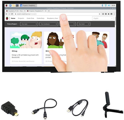7 inch HDMI LCD 1024x600 Resolution Capacitive Touch Screen IPS Display Module C