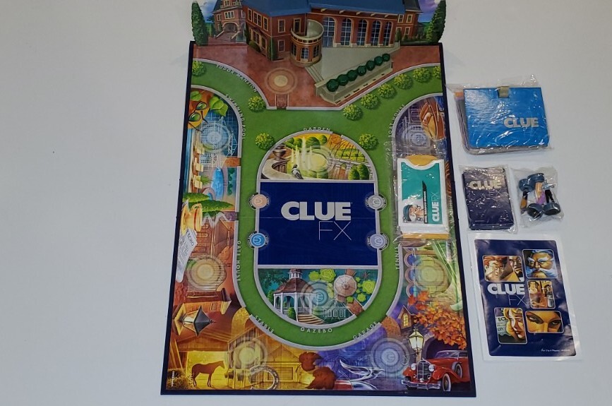 2003 Parker Bros. Electronic Talking CLUE FX Board Game Great Condition Complete