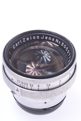 Objectif Carl Zeiss Jena Sonnar 1.5 5cm T - Pour Contax (Occasion)