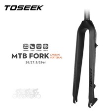 28.6mm Kohlefaser MTB Fahrrad Gabeln Scheibenbremse Starre Gabeln 26/27.5/29"