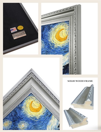 Starry Night by Vincent van Gogh Art Reproduction Giclee Print Canvas Wall Decor - Picture 43 of 56