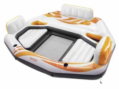Intex Vista Inflatable Lake Island Raft Float 94inch W x 81inch L x 20inch H New
