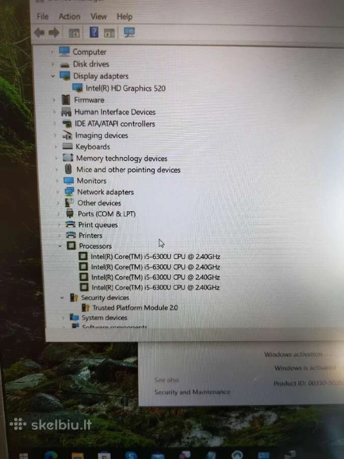 Used Lenovo ThinkPad T460 laptop Intel I5 4GB RAM 240GB SSD FHD UPS DELIVERY - Image 4 of 4