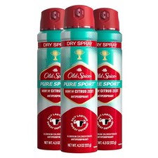 Old Spice Pure Sport Plus Antiperspirant Deodorant 3 Pack Long Lasting Freshness