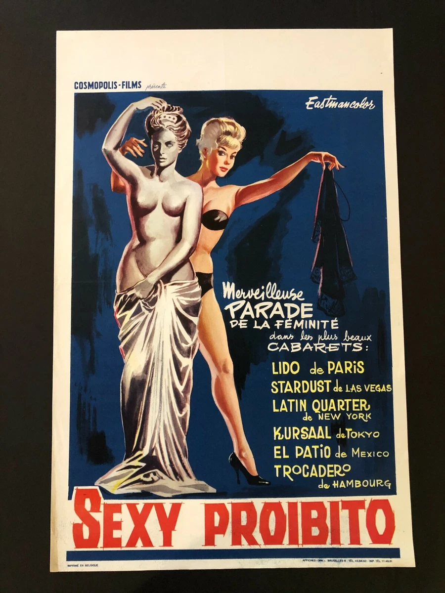 Prohibited Sex Belgian Movie Poster (1962) - 14 x 21 EX+ | eBay