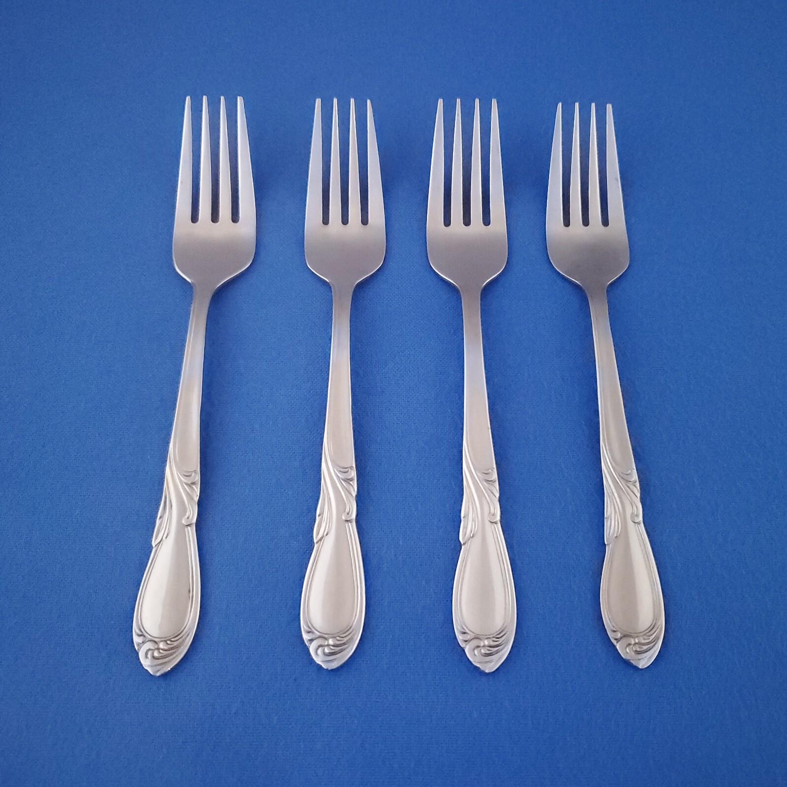 Farberware CAMEO Stainless Set of 4 Salad Forks 6 1/2