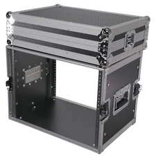 ProX X-8UE 8U Deluxe Effects Rack Case 14 In Deep Rail to Rail NEW