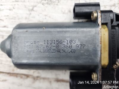 Genuine BMW Front Door Window Motor Part # 67 62 8 360 977 for  