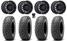 Msa Clubber 15 Wheels Black 35 Rocscraper Tires Can-am Maverick X3 Msa Clubber 15 Wheels Black 35 Rocscraper Tires Can-am Maverick X3