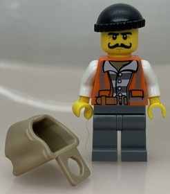LEGO&reg; - Minifigure Town City Police Bandit Burglar Set 60139 Command - cty0754