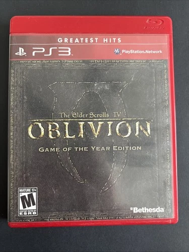 Elder Scrolls IV: Oblivion Game of The Year Edition PlayStation 3 Greatest Hits