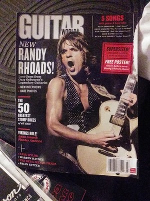 Guitar World Magazine July/2011 /Randy Rhoads/50 Stomp Boxes/Amon Amarth T61