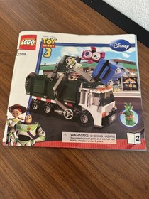 LEGO Toy Story: Garbage Truck Getaway (7599) 99% Complete No Box One Manual