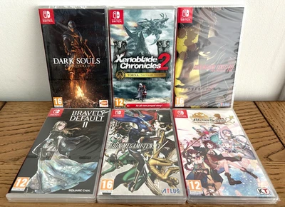 GROS LOT DE 6 RPG sur Nintendo Switch - PAL - NEUFS sous blister - Photo 1/2