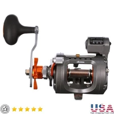 Left Hand Fishing Reel Star Drag Line Counter 20lb Carbonite Drag System