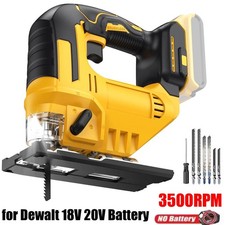 Cordless Jig Saw for Dewalt 20V Battery 0°-45° Bevel Cuts, Brushless Jigsaw Tool