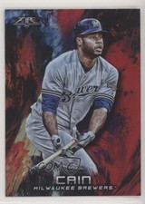 2018 Topps Fire Flame Lorenzo Cain #90 0y3