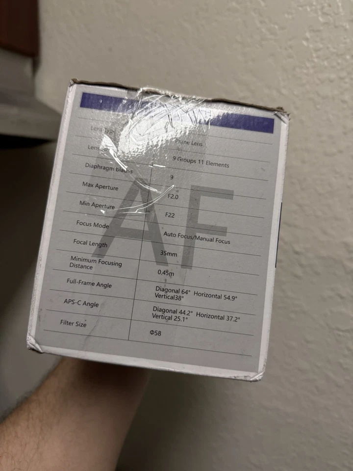 NUEVO Lente de enfoque automático de marco completo Meike 35 mm serie F2.0 SE para montaje Sony E Foto 2 de 4